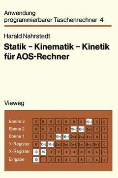 portada Statik -- Kinematik -- Kinetik Für Aos-Rechner (en Alemán)