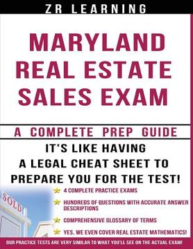 portada Maryland Real Estate Sales Exam - 2014 Version: Principles, Concepts and Hundreds Of Practice Questions Similar To What You'll See On Test Day (en Inglés)