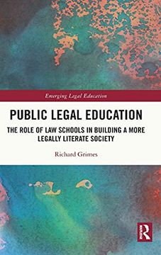 portada Public Legal Education (Emerging Legal Education) (en Inglés)