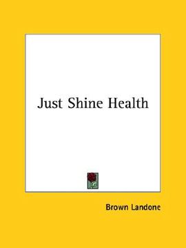 portada just shine health (en Inglés)