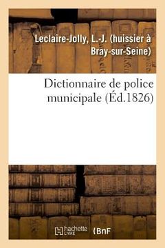 portada Dictionnaire de Police Municipale (in French)
