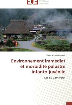 portada Environnement immédiat et morbidité palustre infanto-juvénile: Cas du Cameroun