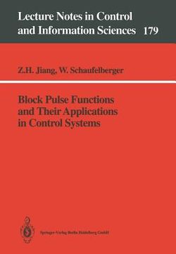 portada block pulse functions and their applications in control systems