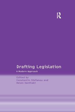 portada Drafting Legislation: A Modern Approach (en Inglés)