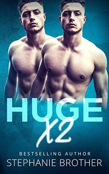 portada Huge x2: A Twin Stepbrother mfm Menage Romance (Huge Series) (en Inglés)