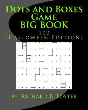 portada Dots and Boxes Game BIG BOOK: 100 (Halloween Edition) (en Inglés)