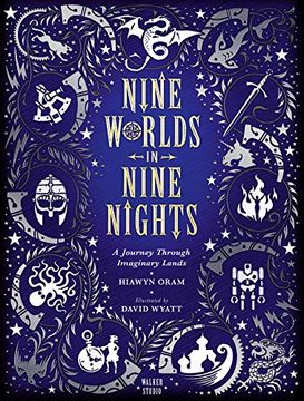 portada Nine Worlds in Nine Nights: A Journey Through Imaginary Lands (Walker Studio) 