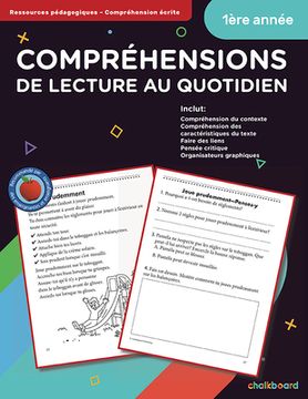 portada Canadian French Daily Reading Comprehension Grade 1
