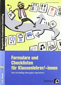 portada Formulare und Checklisten für Klassenlehrer -Innen Klasse 5 und 6, m. Cd-Rom (en Alemán)