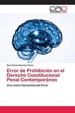 portada Error de Prohibición en el Derecho Constitucional Penal Contemporáneo