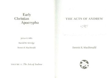 portada the acts of andrew (en Inglés)