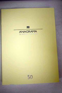 portada Anagrama. 50 años. 1969-2019