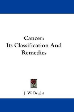 portada cancer: its classification and remedies (en Inglés)