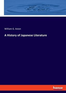 portada A History of Japanese Literature (in English)