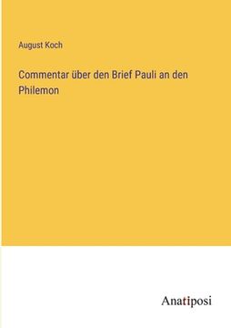 portada Commentar über den Brief Pauli an den Philemon (en Alemán)