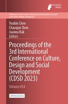 portada Proceedings of the 3rd International Conference on Culture, Design and Social Development (CDSD 2023)