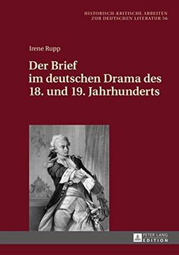 portada Der Brief im Deutschen Drama des 18. Und 19. Jahrhunderts (en Alemán)