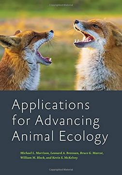 portada Applications for Advancing Animal Ecology (Wildlife Management and Conservation) (en Inglés)