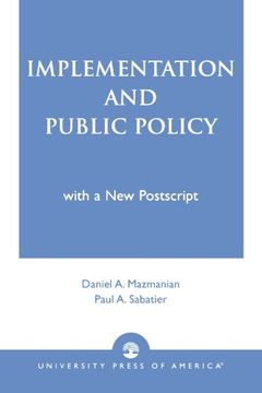 portada Implementation and Public Policy