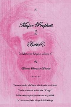 portada The Major Prophets of the Bible: In Metered Rhyme, Volume 4 (en Inglés)