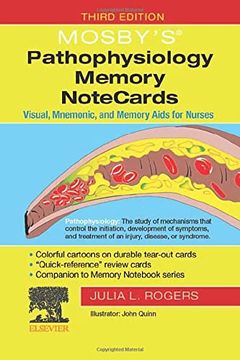 portada Mosby's® Pathophysiology Memory Notecards: Visual, Mnemonic, and Memory Aids for Nurses (en Inglés)
