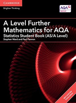 portada A Level Further Mathematics for Aqa Statistics Student Book (As/A Level) with Cambridge Elevate Edition (2 Years) (en Inglés)