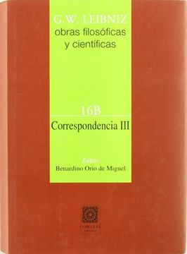 portada Correspondencia iii - Obras Filosoficas y Cientificas