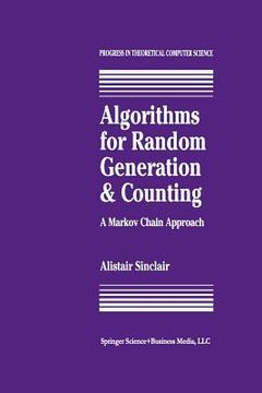 portada Algorithms for Random Generation and Counting: A Markov Chain Approach (en Inglés)