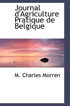 portada journal d'agriculture pratique de belgique (en Inglés)