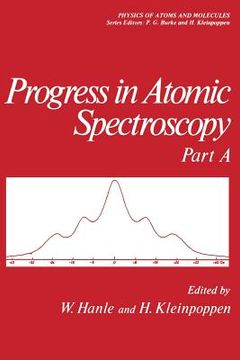 portada Progress in Atomic Spectroscopy: Part a (en Inglés)