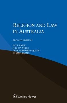 portada Religion and Law in Australia (en Inglés)