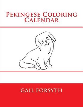 portada Pekingese Coloring Calendar (en Inglés)