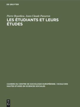 portada Les Étudiants et Leurs Études 