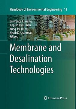 portada Membrane and Desalination Technologies (Handbook of Environmental Engineering) (in English)