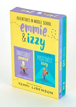 portada Adventures in Middle School 2-Book box Set: Invisible Emmie and Positively Izzy (Emmie & Friends) (en Inglés)