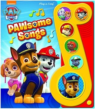 portada Paw Patrol - Pawsome Songs - Little Music Note (Little Music Note 6 Button bk) (in English)