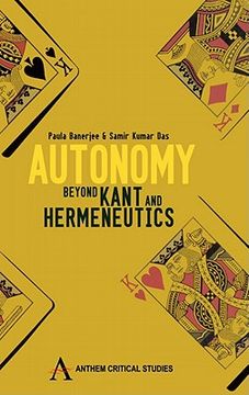 portada autonomy: beyond kant and hermeneutic (en Inglés)