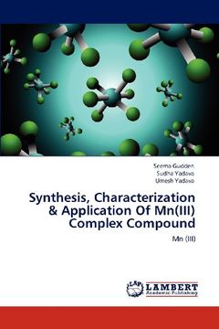 portada synthesis, characterization & application of mn(iii) complex compound (en Inglés)
