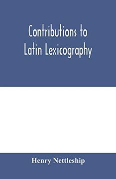 portada Contributions to Latin Lexicography (en Inglés)