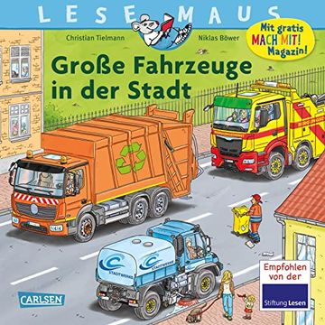 portada Lesemaus 188: Groã e Fahrzeuge in der Stadt