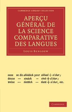 portada Apercu General de la Science Comparative des Langues (Cambridge Library Collection - Linguistics) (en Francés)