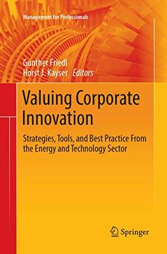 portada Valuing Corporate Innovation: Strategies, Tools, and Best Practice from the Energy and Technology Sector (en Inglés)