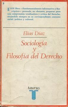 portada SOCIOLOGIA Y FILOSOFIA DEL DERECHO.