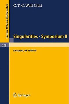 portada proceedings of liverpool singularities - symposium ii. (university of liverpool 1969/70) (in English)