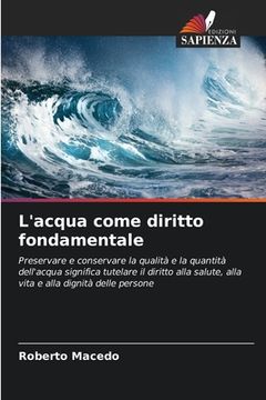 portada L'acqua come diritto fondamentale (en Italiano)