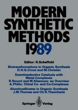 portada modern synthetic methods 1989 (en Inglés)