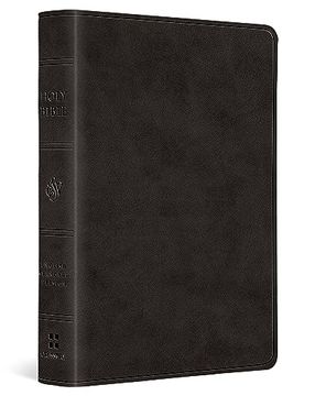 portada Esv Value Large Print Compact Bible (Trutone, Black) (en Inglés)