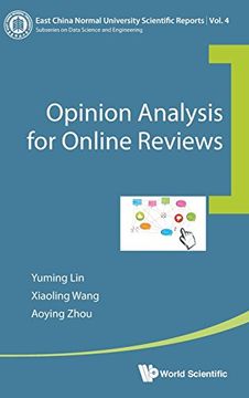 portada Opinion Analysis For Online Reviews: 4 (East China Normal University Scientific Reports)