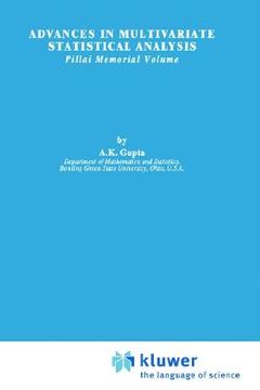 portada advances in multivariate statistical analysis: pillai memorial volume (in English)