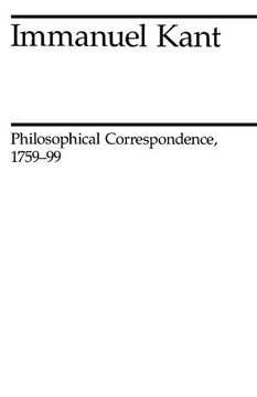 portada Philosophical Correspondence, 1759-1799 (Midway Reprint) (in English)